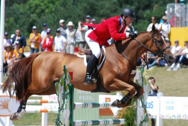 Individual JIndividual Jumping Gold Medalist U.S. Mclain Ward on Rothchild