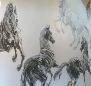 white horse inn mural