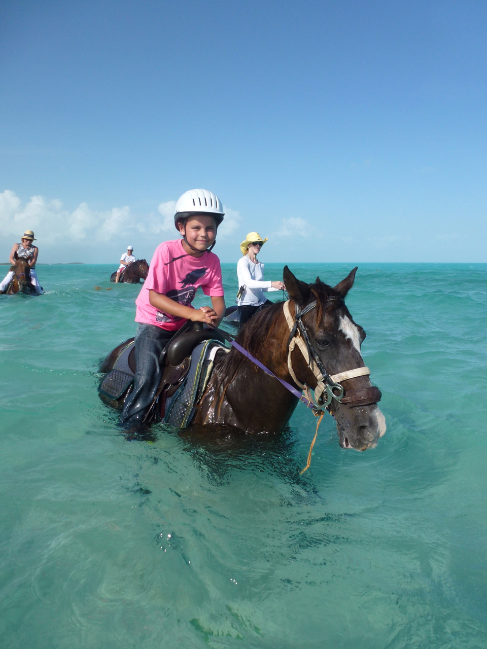 Horseback Riding at Long Bay Beach with Provo Ponies while travelling in Turks and Caicos