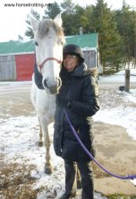 adalusian horse and me