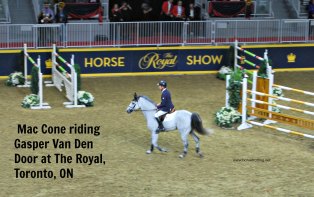 Equestrian Mac Cone at Royal Winter Fair, Toronto