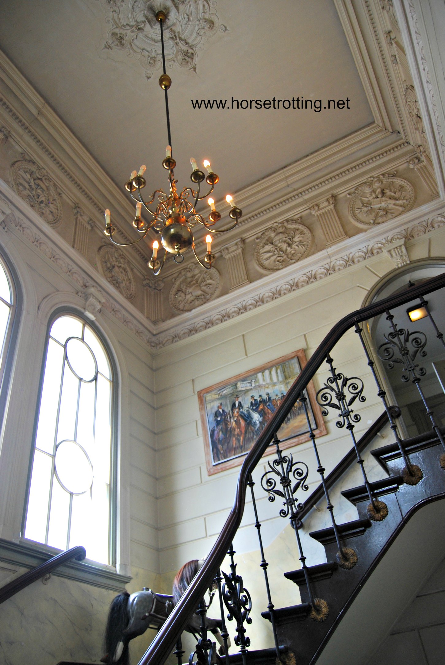 stairwell at Hollandsche Manege Riding School in Amsterdam, Holland
