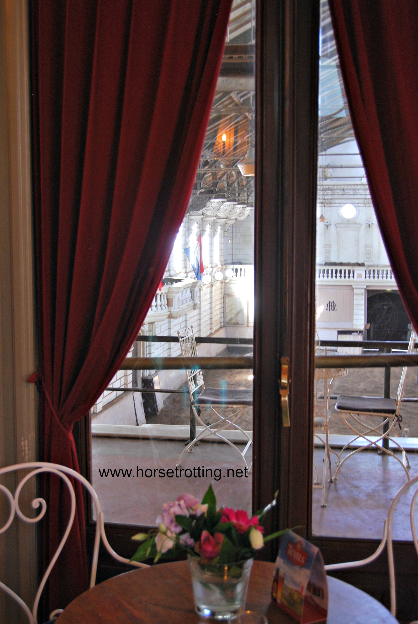 view at Hollandsche Manege Riding School in Amsterdam, Holland