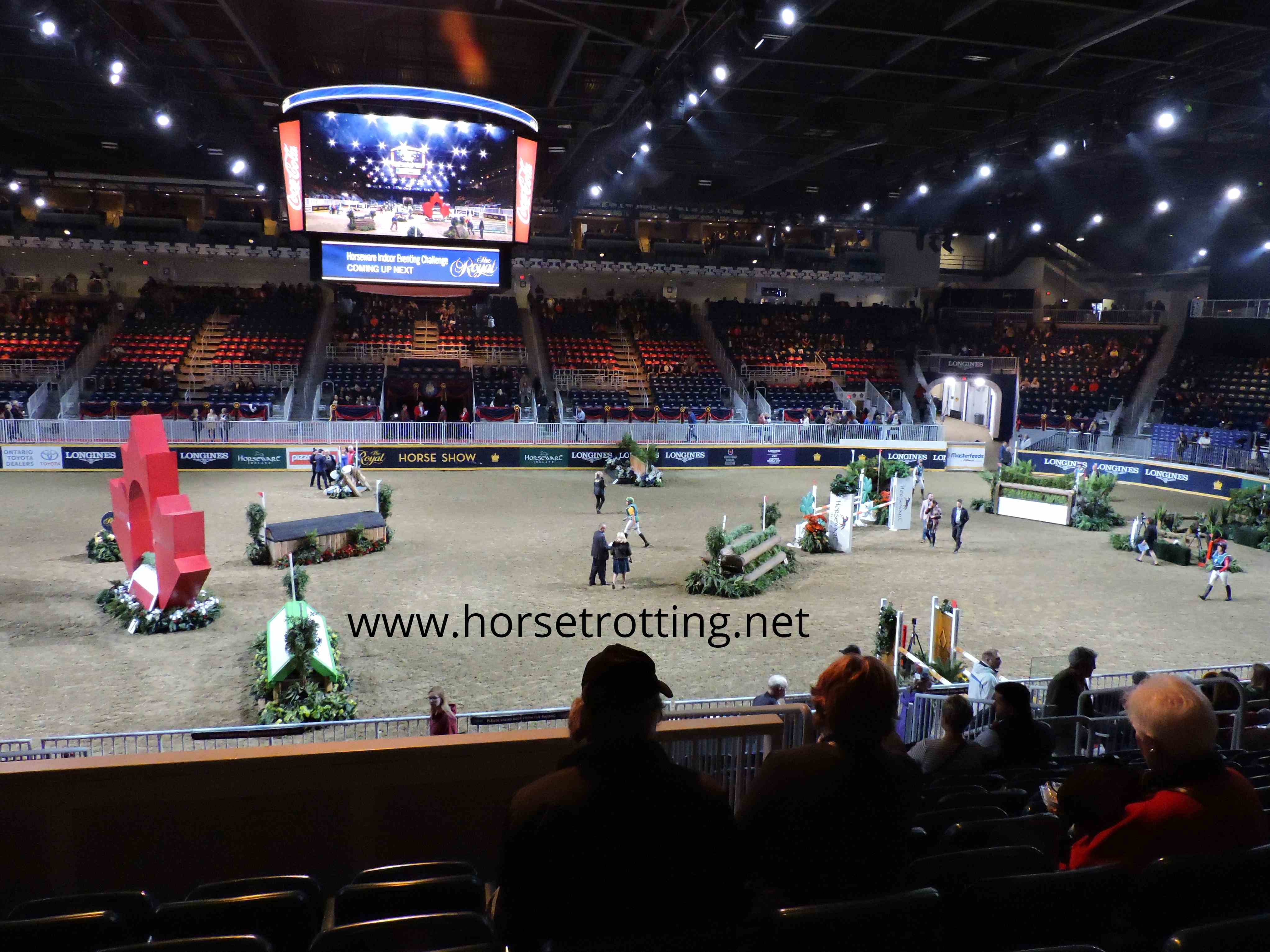 The Royal Winter Fair Indoor Eventing Competition (horse jumping)