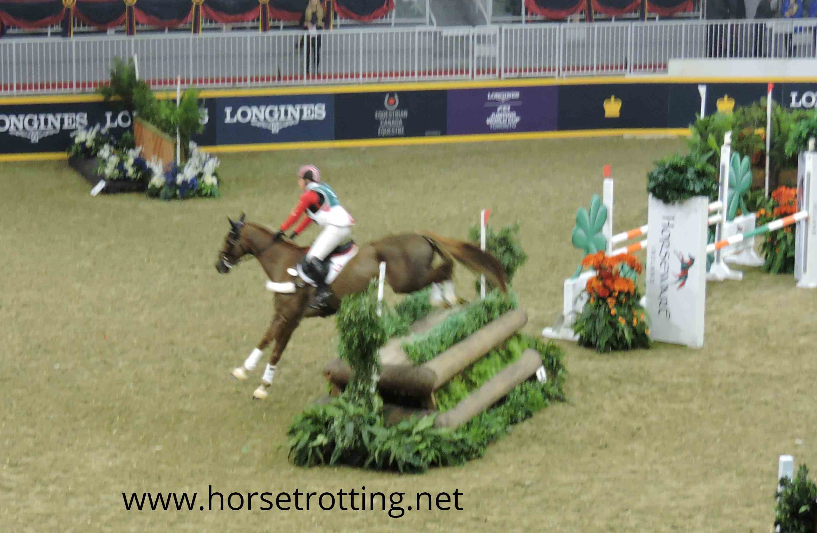 The Royal Winter Fair Indoor Eventing Competition (horse jumping)